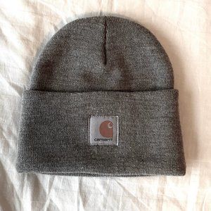 Carhartt Knit Cuffed Beanie/ Iconic Grey Carhartt Beanie